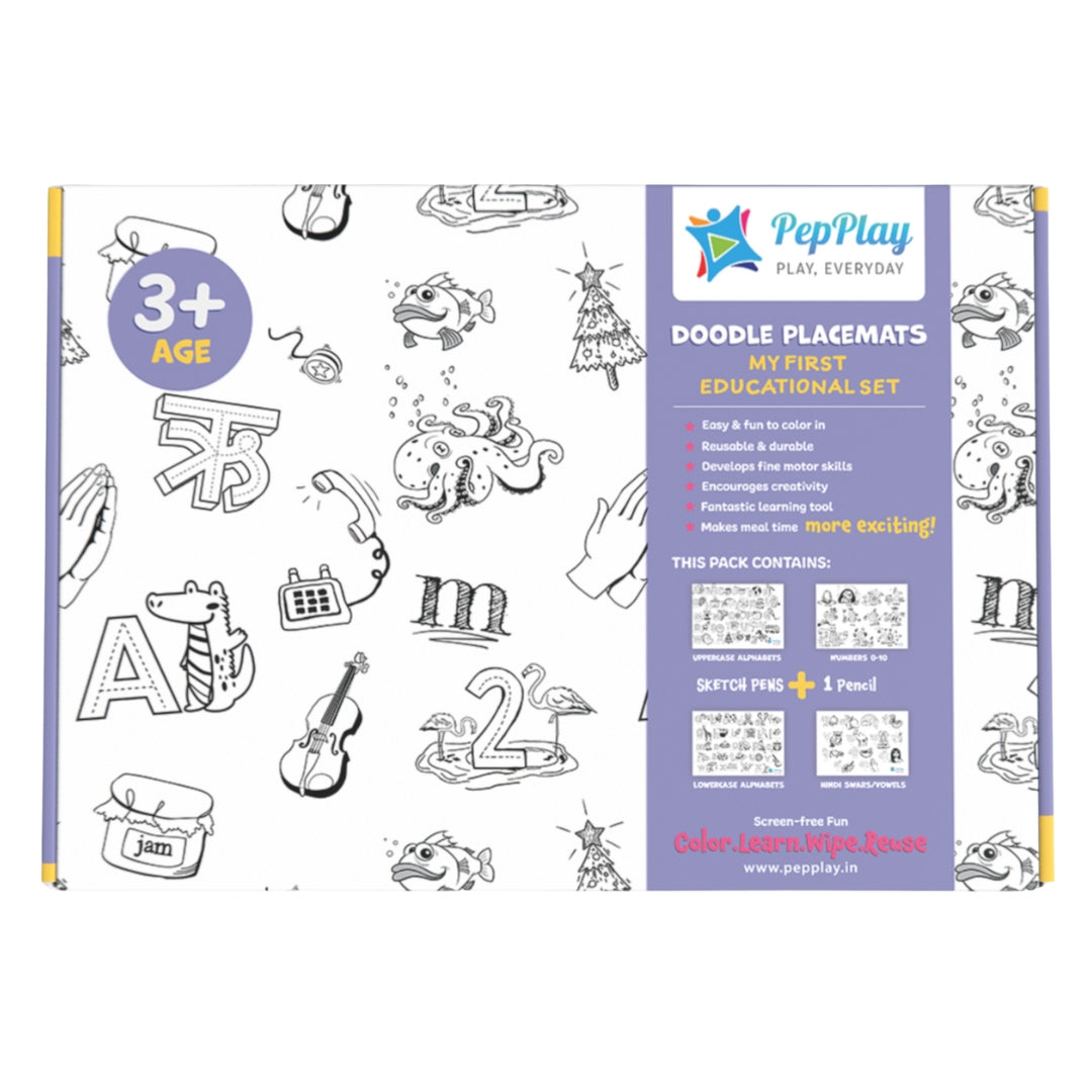 Doodle Placemats – My First Educational Set