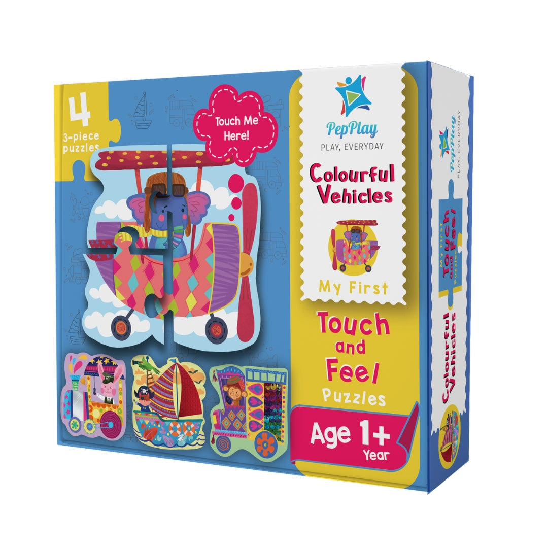 My First Touch & Feel Puzzles – Colourful Vehicles