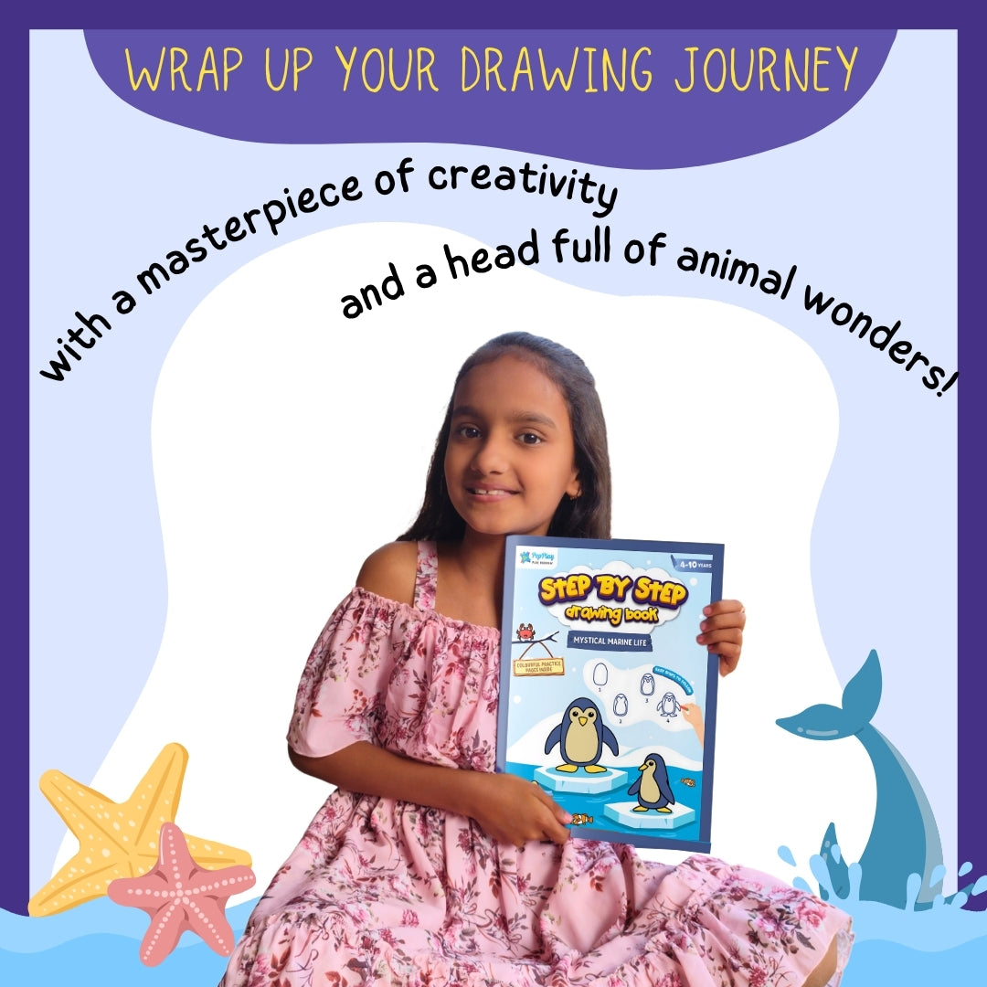 Step by Step Drawing Book – Mystical Marine Life