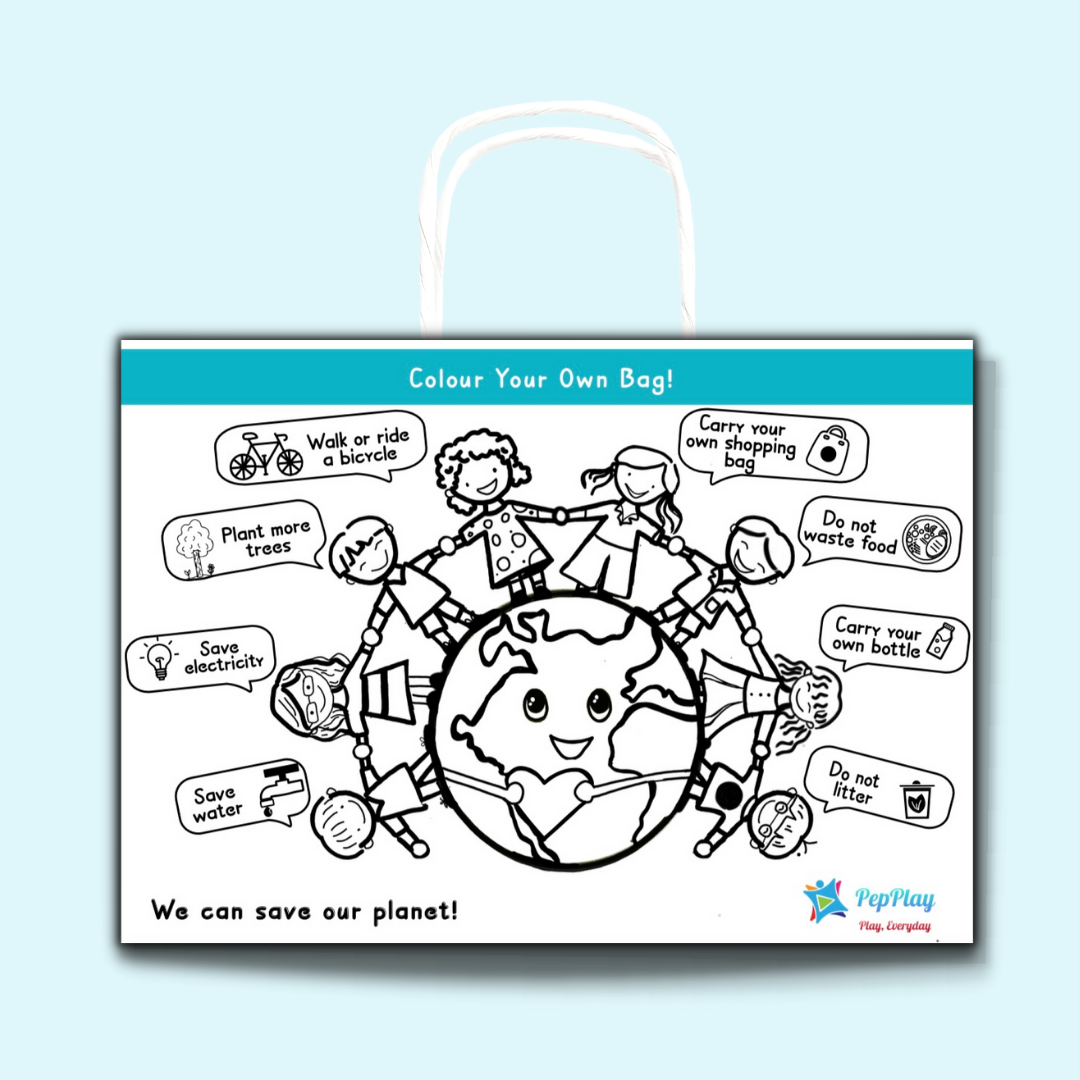 Colour Me Paper Bag – Save our Planet
