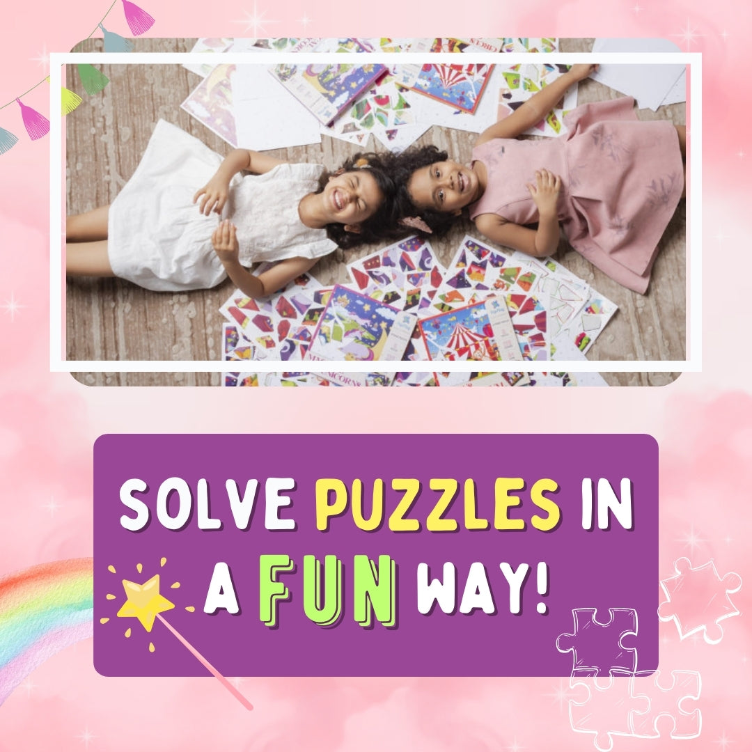 Mosaic Sticker Puzzle By Numbers - Magical Unicorn