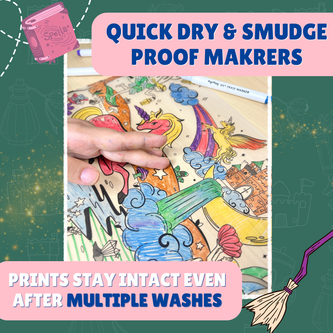 Doodle Placemats Travel Set – Magical Land