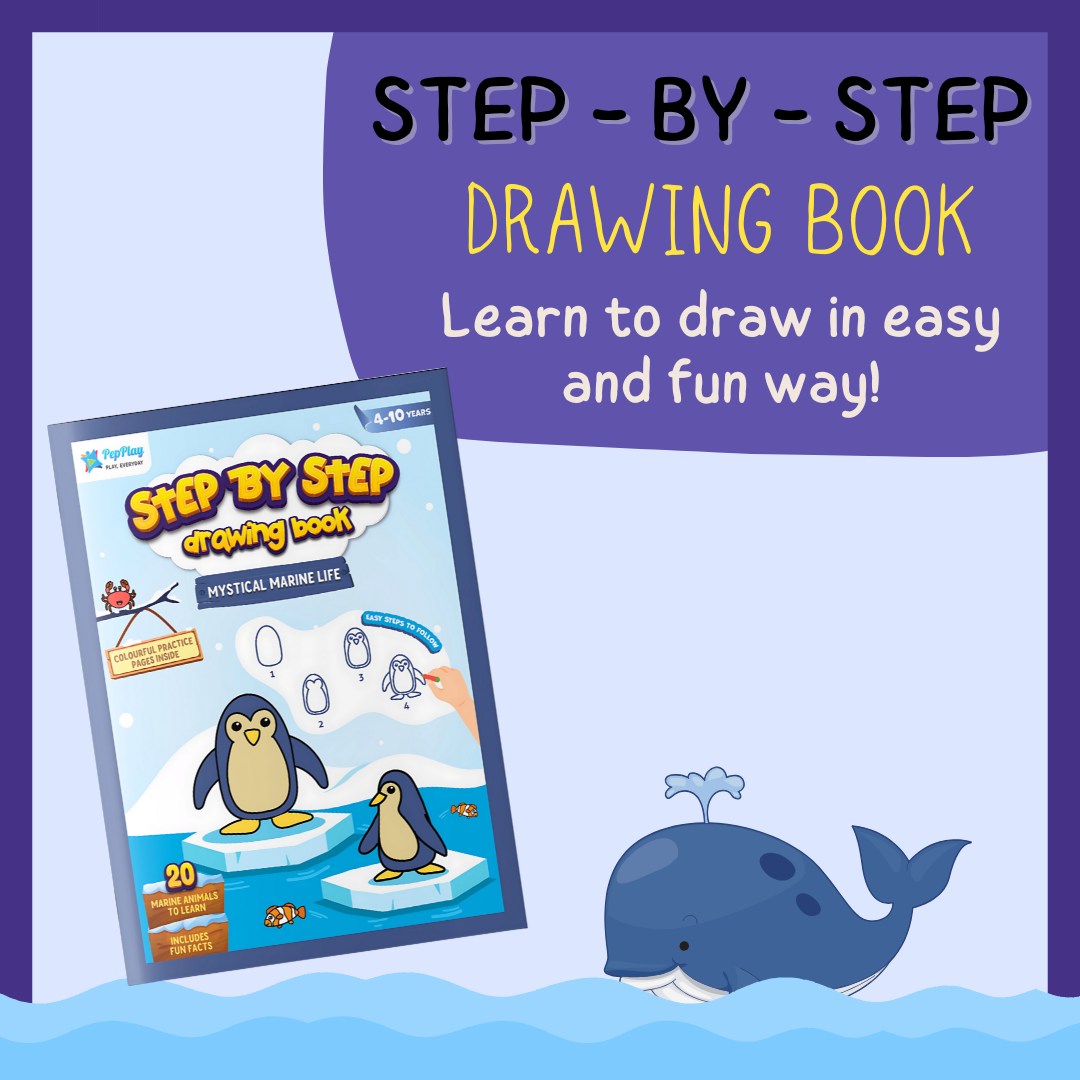 Step by Step Drawing Book – Mystical Marine Life