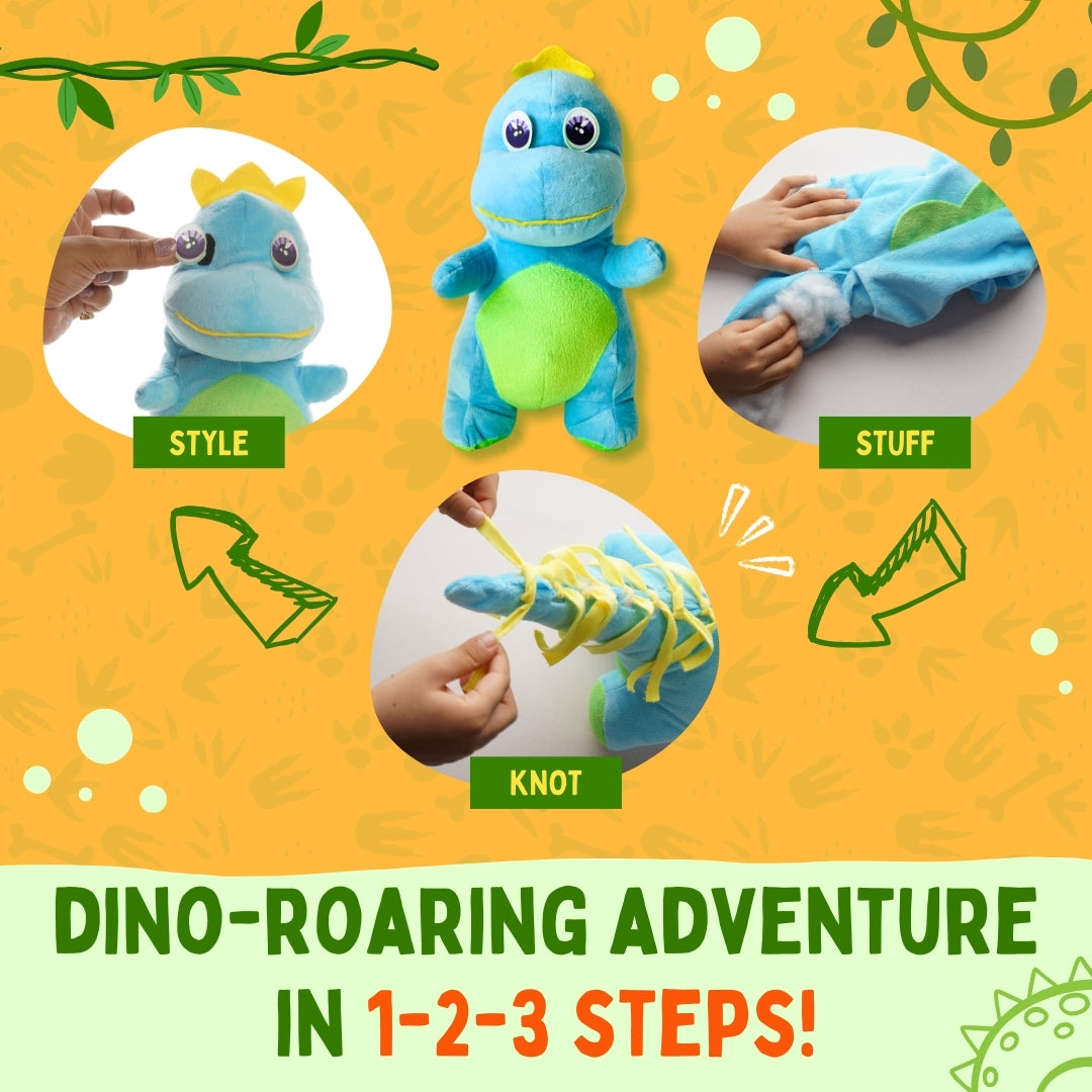 Make Your Dinosaur Toy | DIY Crafts Kit For 4+ Kids | Magic Eyes