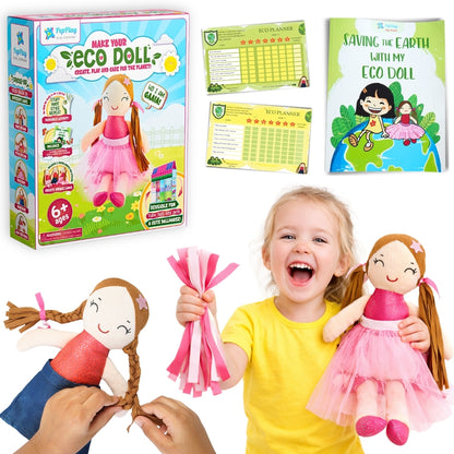 Make Your Eco Doll | No-Sew DIY Sustainable Craft | 6+ Years | PepPlay