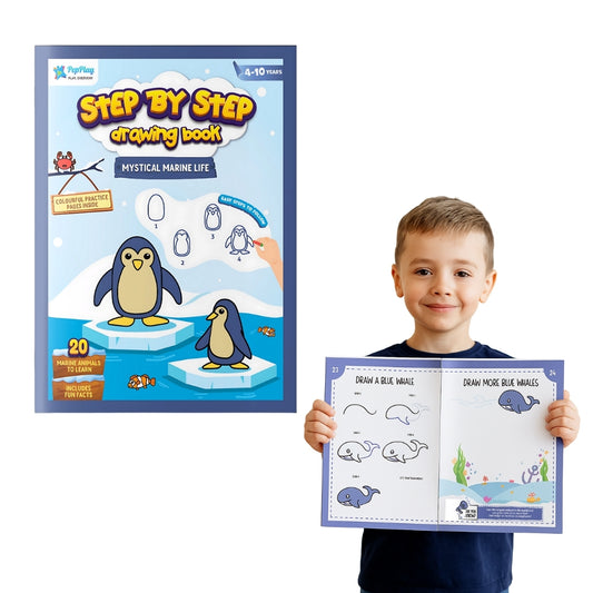 Step by Step Drawing Book – Mystical Marine Life