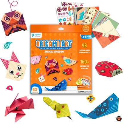 Origami Art - Animal Kingdom | Fold, Create & Decorate | 3+ Years | PepPlay