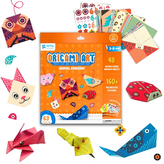Origami Art - Animal Kingdom | Fold, Create & Decorate | 3+ Years | PepPlay