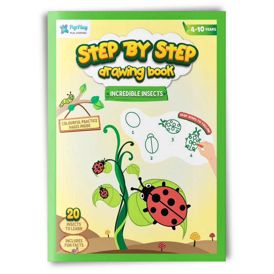 Step by Step Drawing Book – Incredible Insects