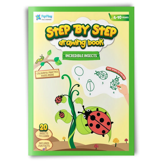 Step by Step Drawing Book – Incredible Insects