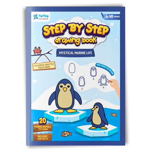 Step by Step Drawing Book – Mystical Marine Life