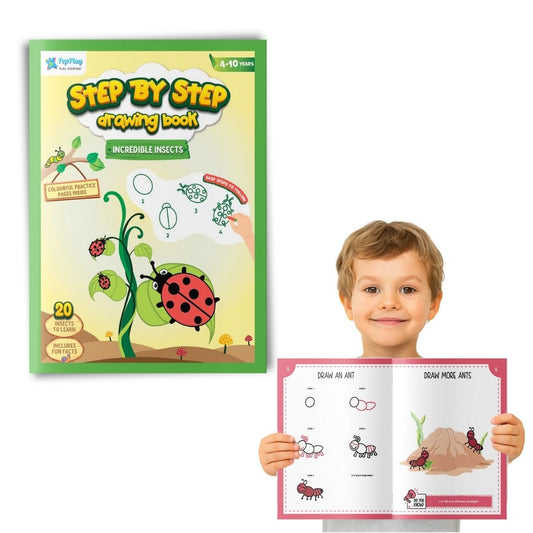Step by Step Drawing Book – Incredible Insects