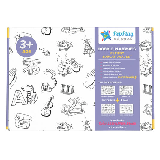 Doodle Placemats – My First Educational Set
