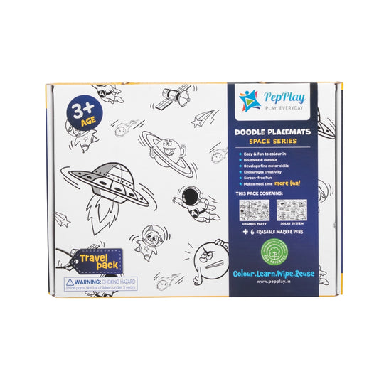 Doodle Placemats Travel Set – Space Series
