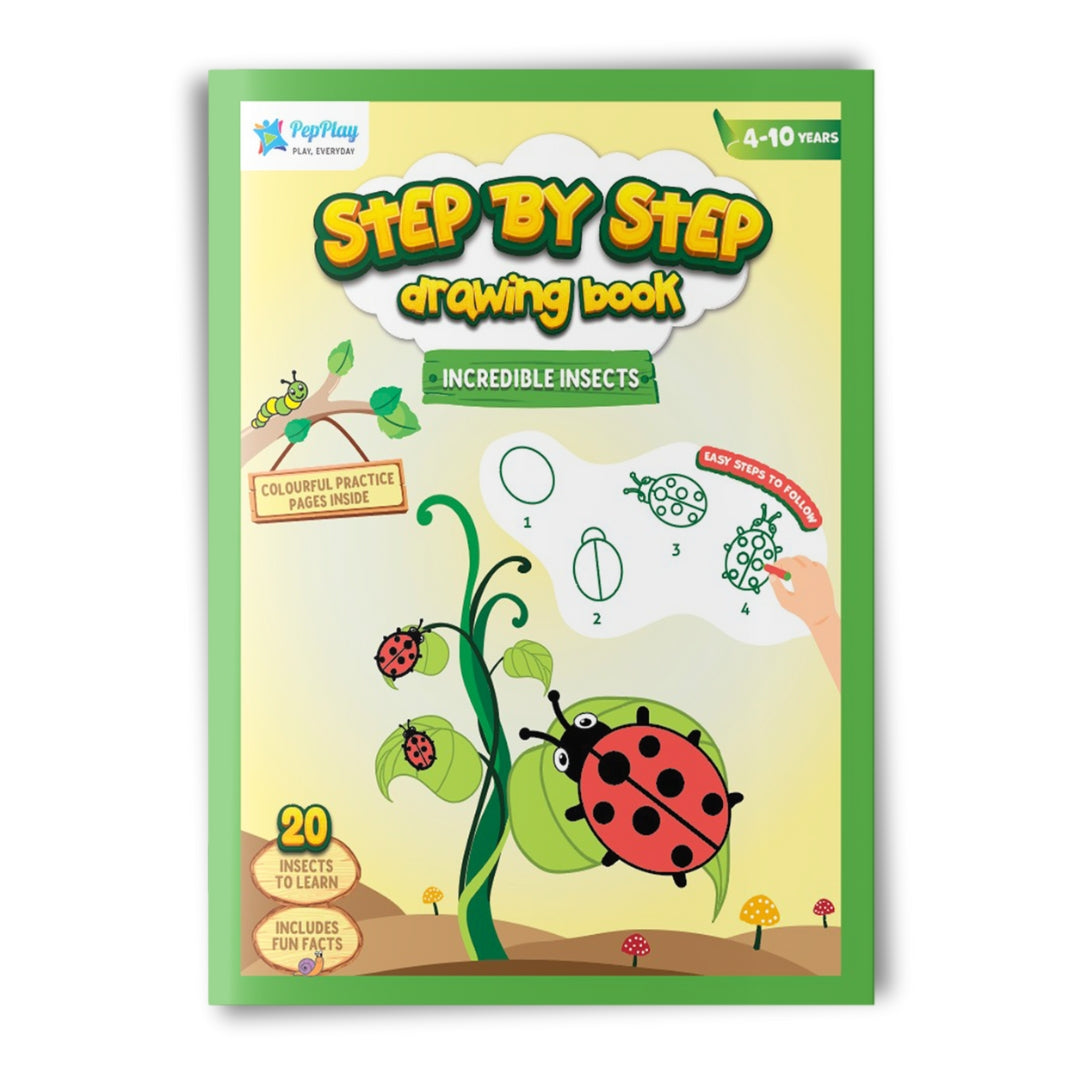 Step by Step Drawing Book – Incredible Insects