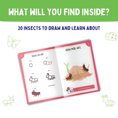 Step by Step Drawing Book – Incredible Insects