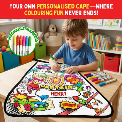 Colour Your Superhero Cape | Colour, Wear & Pretend Play | 4+ Years | PepPlay