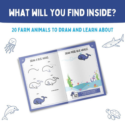 Step by Step Drawing Book – Mystical Marine Life