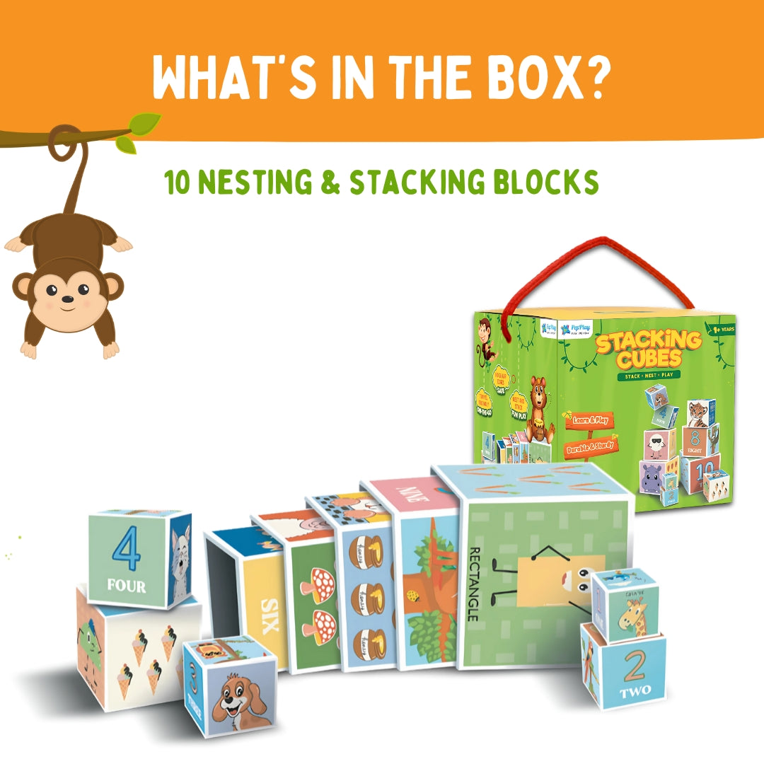 Stacking Nesting Cubes - Main Image