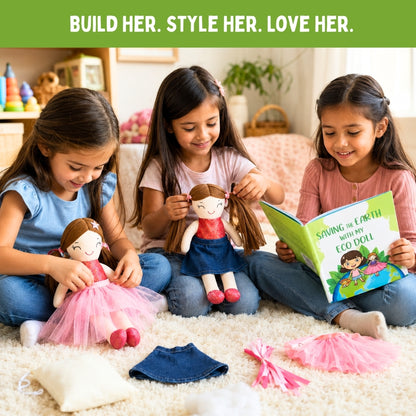 Make Your Eco Doll | No-Sew DIY Sustainable Craft | 6+ Years | PepPlay