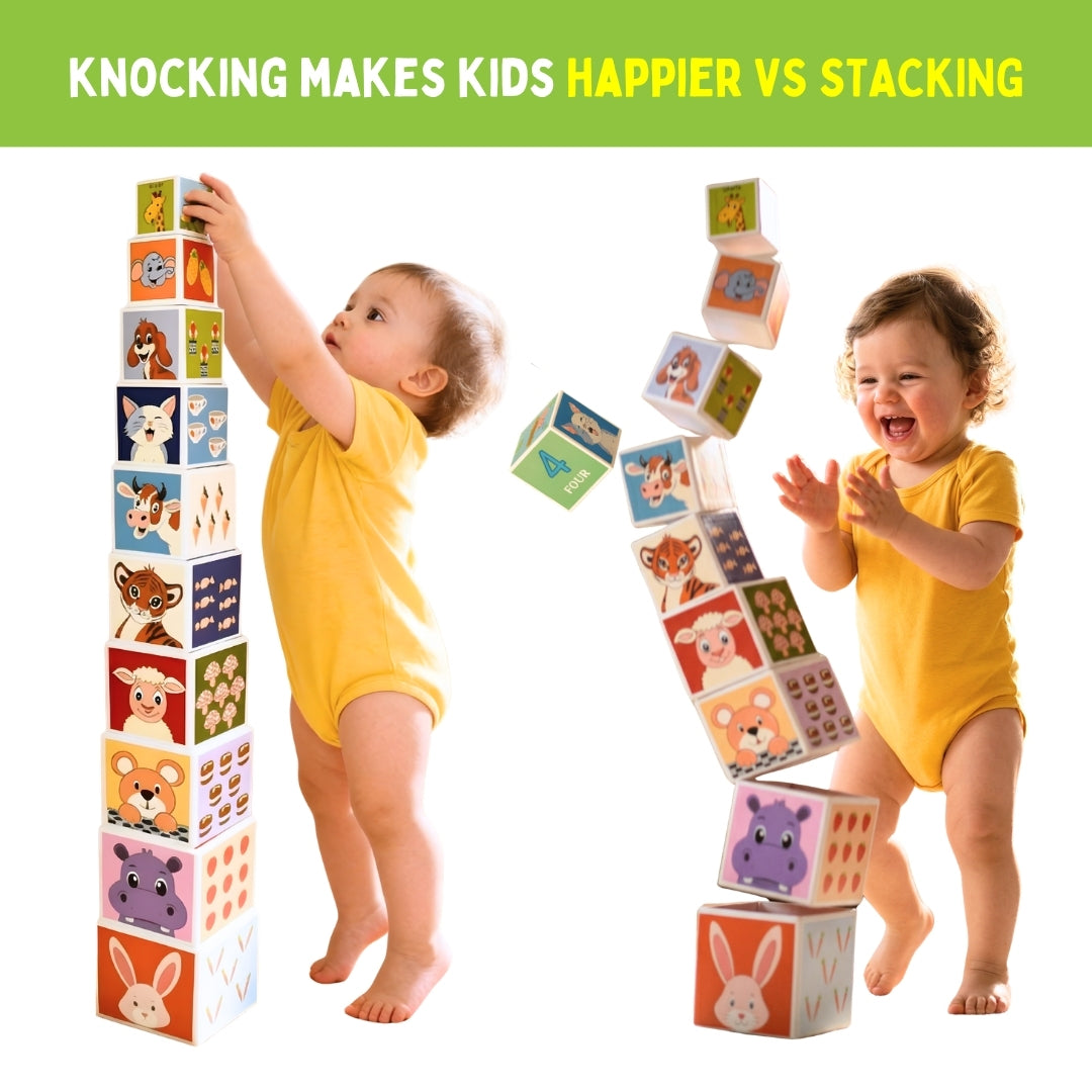 Stacking & Nesting Cube | Early Learning Through Stacking Play | 1+ Years | PepPlay