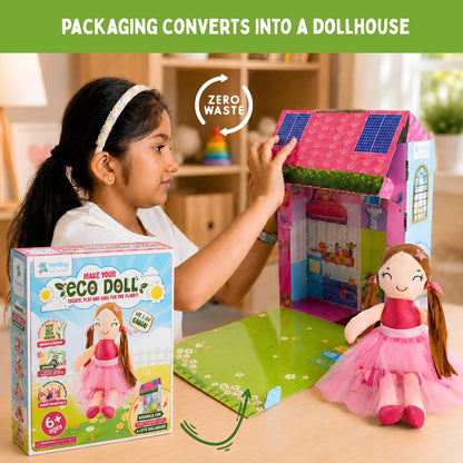 Make Your Eco Doll | No-Sew DIY Sustainable Craft | 6+ Years | PepPlay