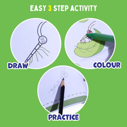 Step by Step Drawing Book – Incredible Insects