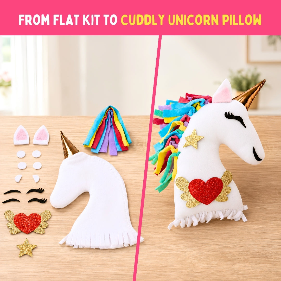 Make Your Unicorn Pillow | No-Sew DIY Craft Fun | 6+ Years | PepPlay
