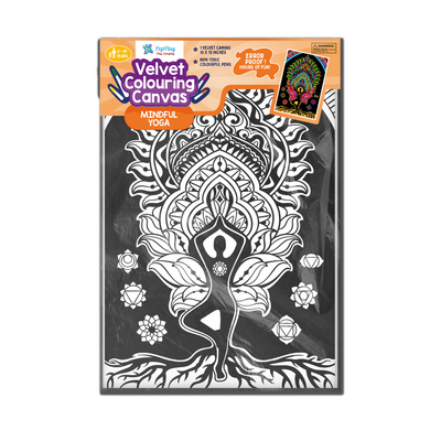 Velvet Colouring Canvas – Mindful Yoga