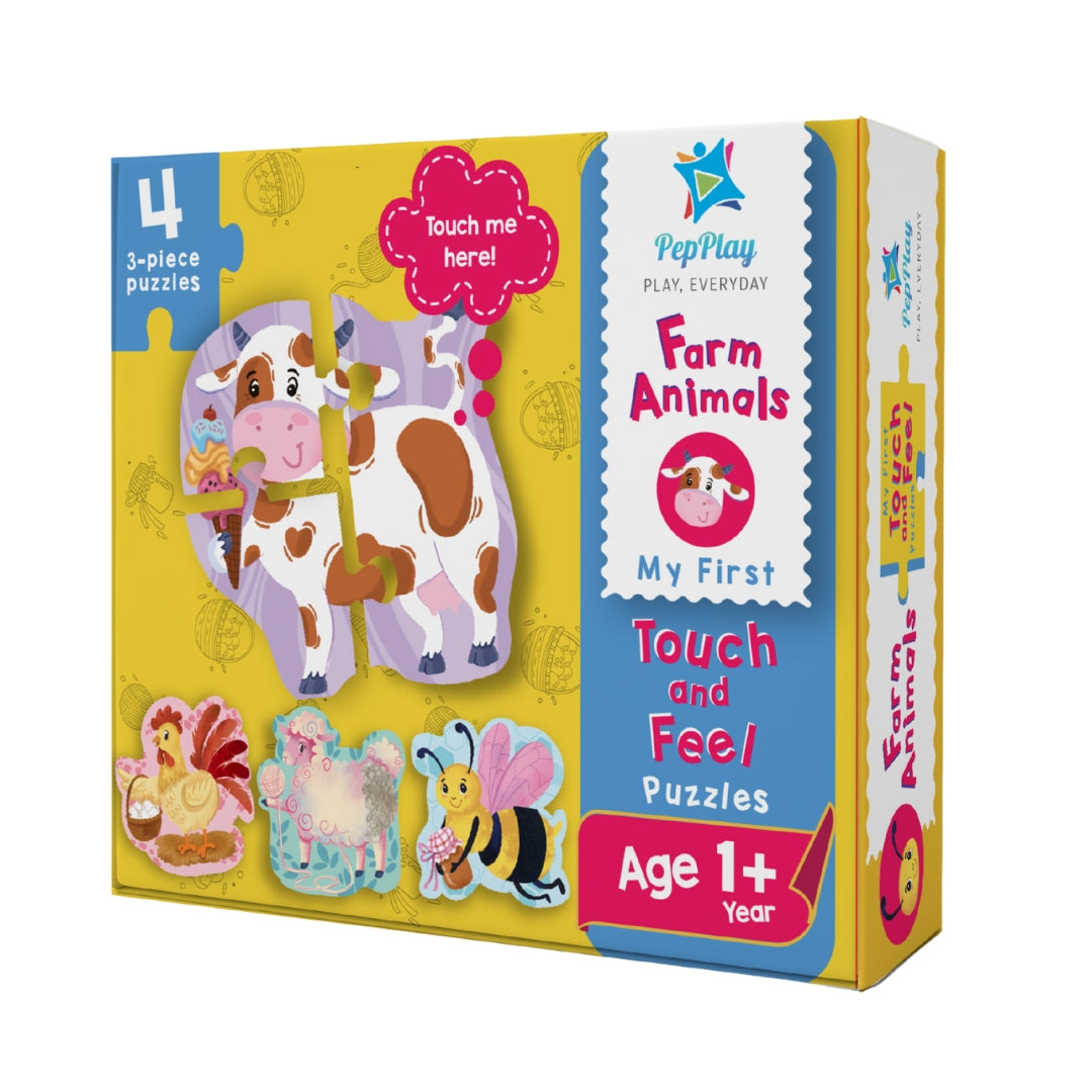My First Touch & Feel Puzzles – Farm Animals