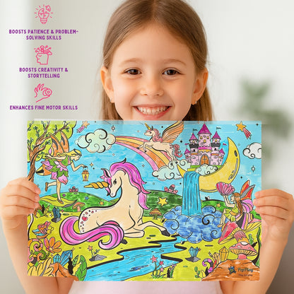 Recolourables Colour & Wipe Placemats - Magical Land