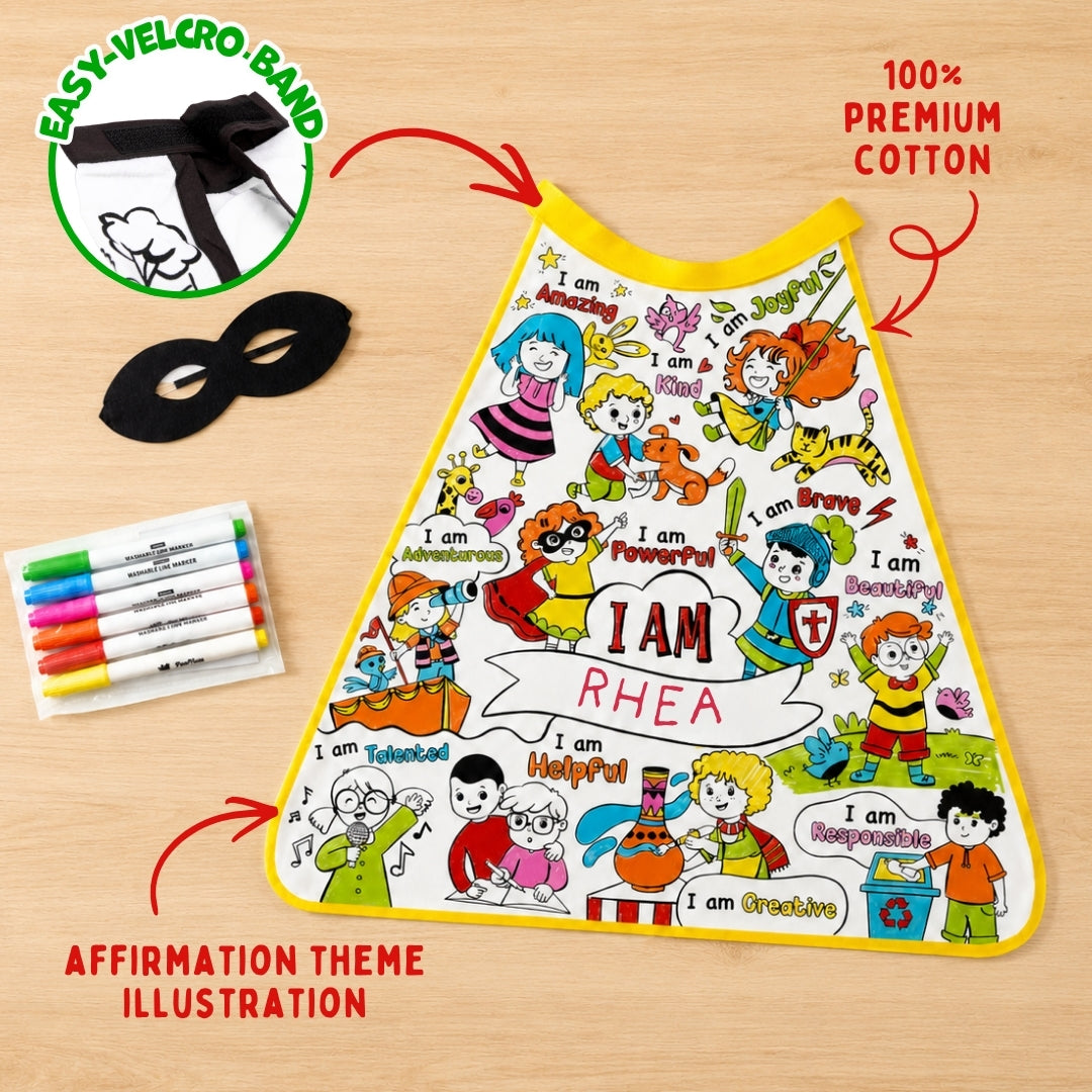 My Affirmation Cape Kit | Positive Play & Self-Expression | 4+ Years | PepPlay