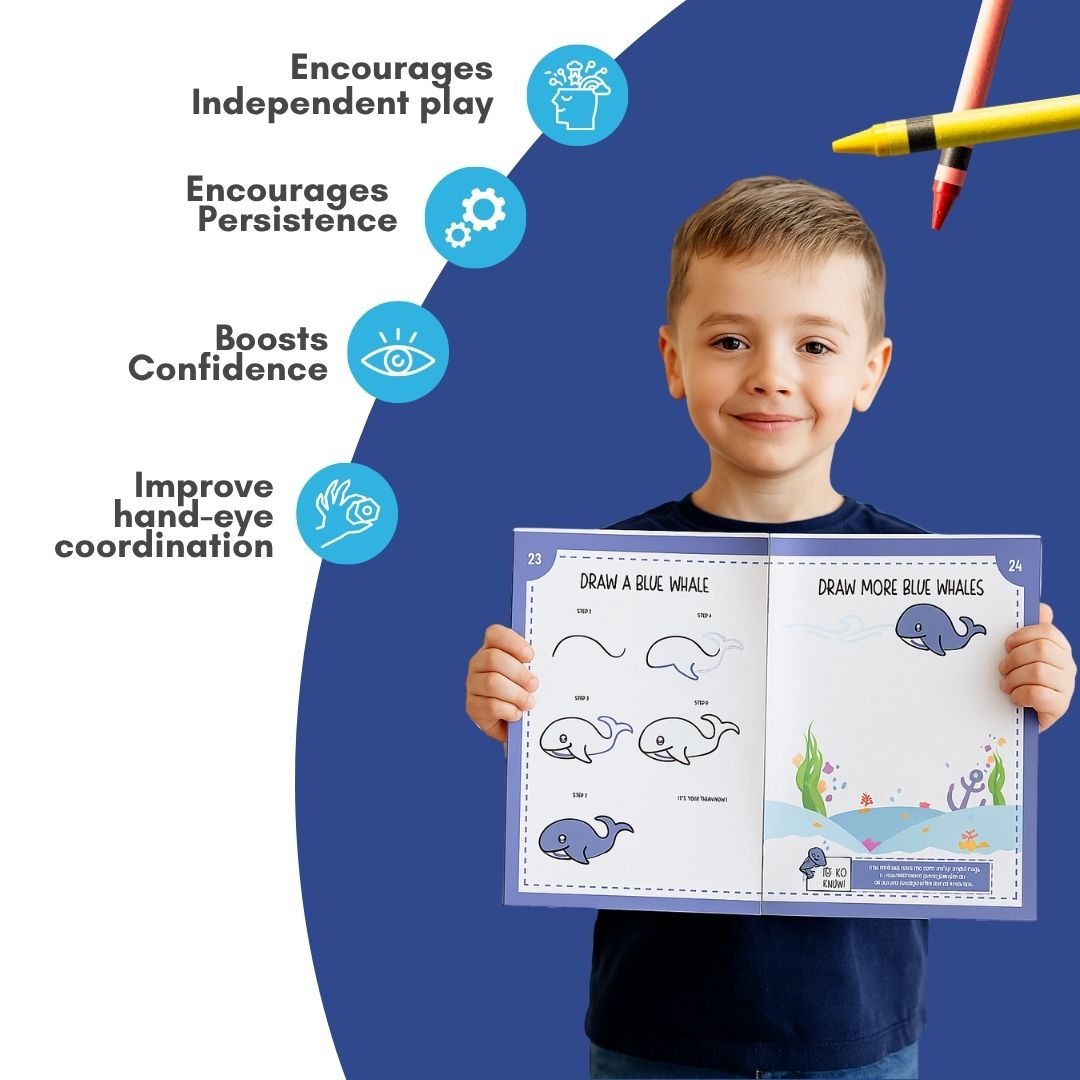 Step by Step Drawing Book – Mystical Marine Life