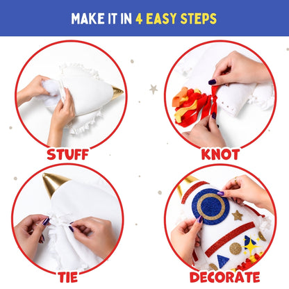 Make Your Rocket Pillow | No-Sew DIY Craft Fun | 6+ Years | PepPlay