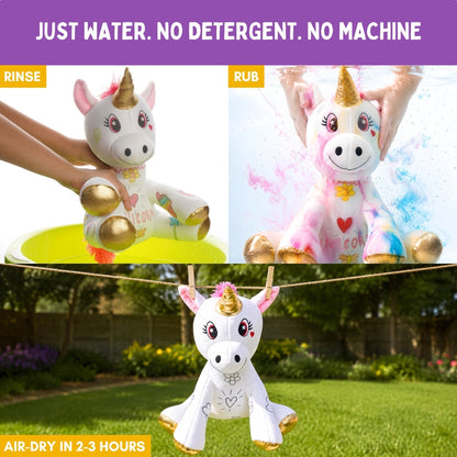 Redoobles Doodle Unicorn | Wash, Colour & Reuse Fun | 3+ Years | PepPlay