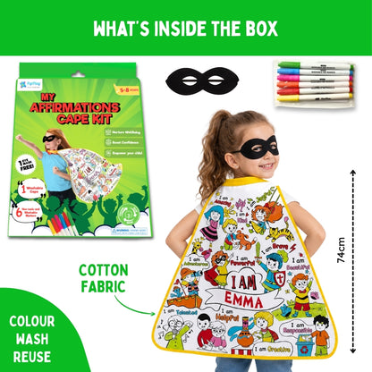 My Affirmation Cape Kit | Positive Play & Self-Expression | 4+ Years | PepPlay