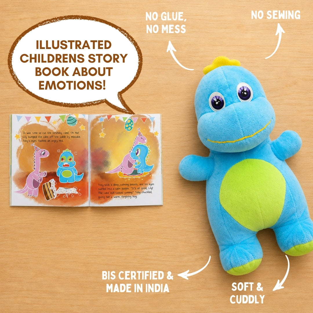 Make Your Dinosaur Toy | No-Sew DIY Learning Toy | 4+ Years | PepPlay