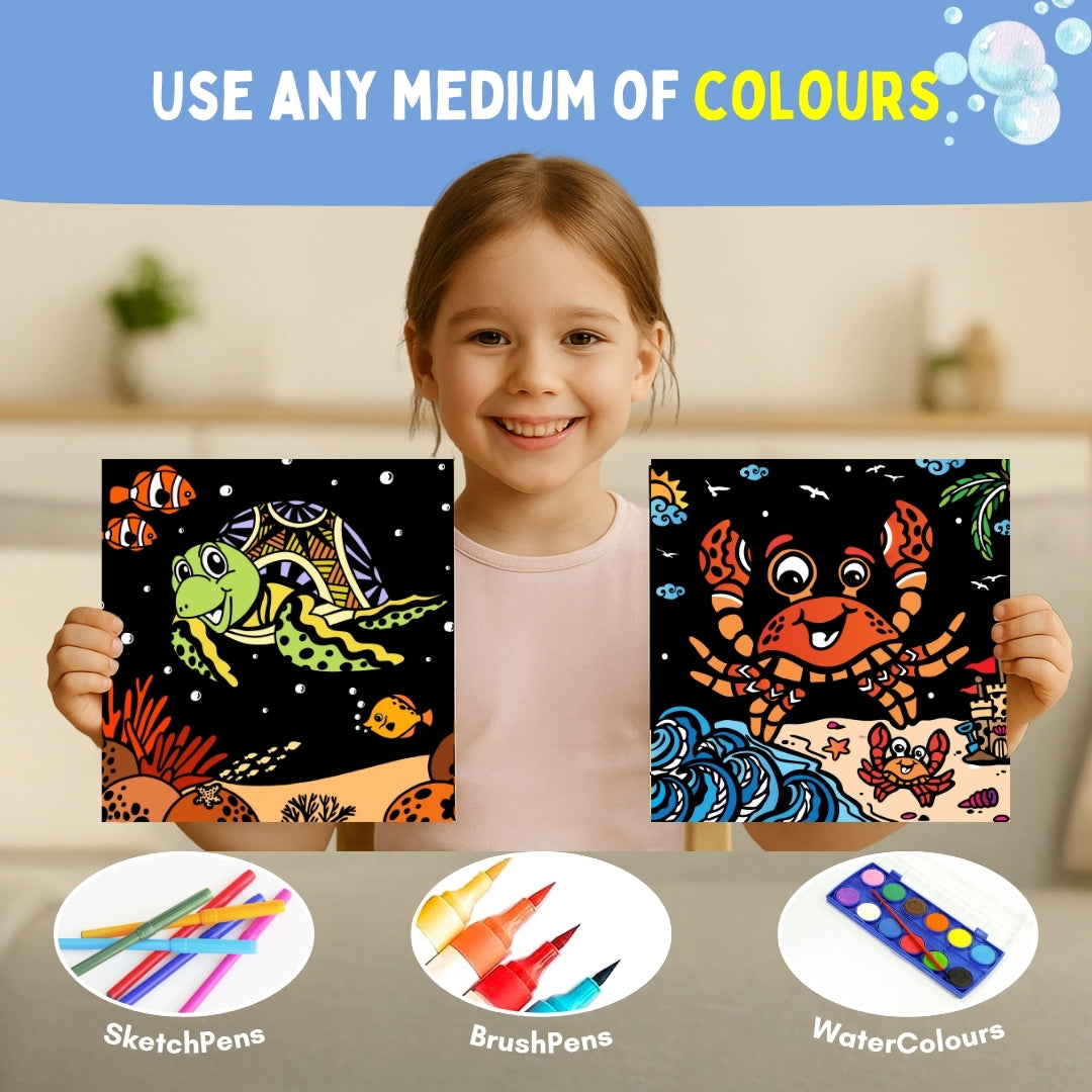 Colour in Velvet - Ocean Life