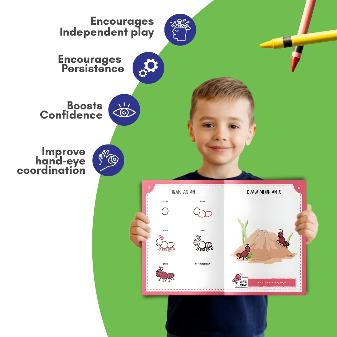 Step by Step Drawing Book – Incredible Insects