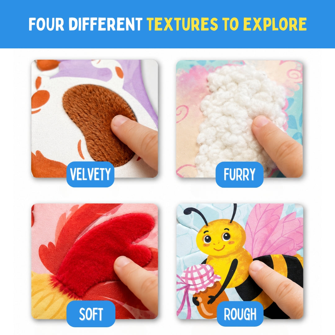 My First Touch & Feel Puzzles - Farm Animals | Sensory Learning for Toddlers | 1+ Years | PepPlay