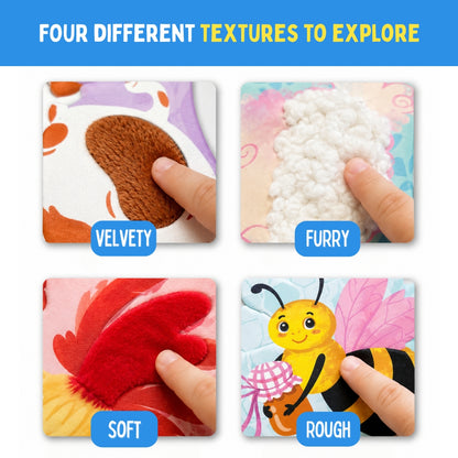 My First Touch & Feel Puzzles - Farm Animals | Sensory Learning for Toddlers | 1+ Years | PepPlay