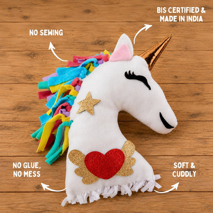 Make Your Unicorn Pillow | No-Sew DIY Craft Fun | 6+ Years | PepPlay