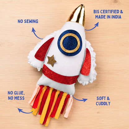 Make Your Rocket Pillow | No-Sew DIY Craft Fun | 6+ Years | PepPlay