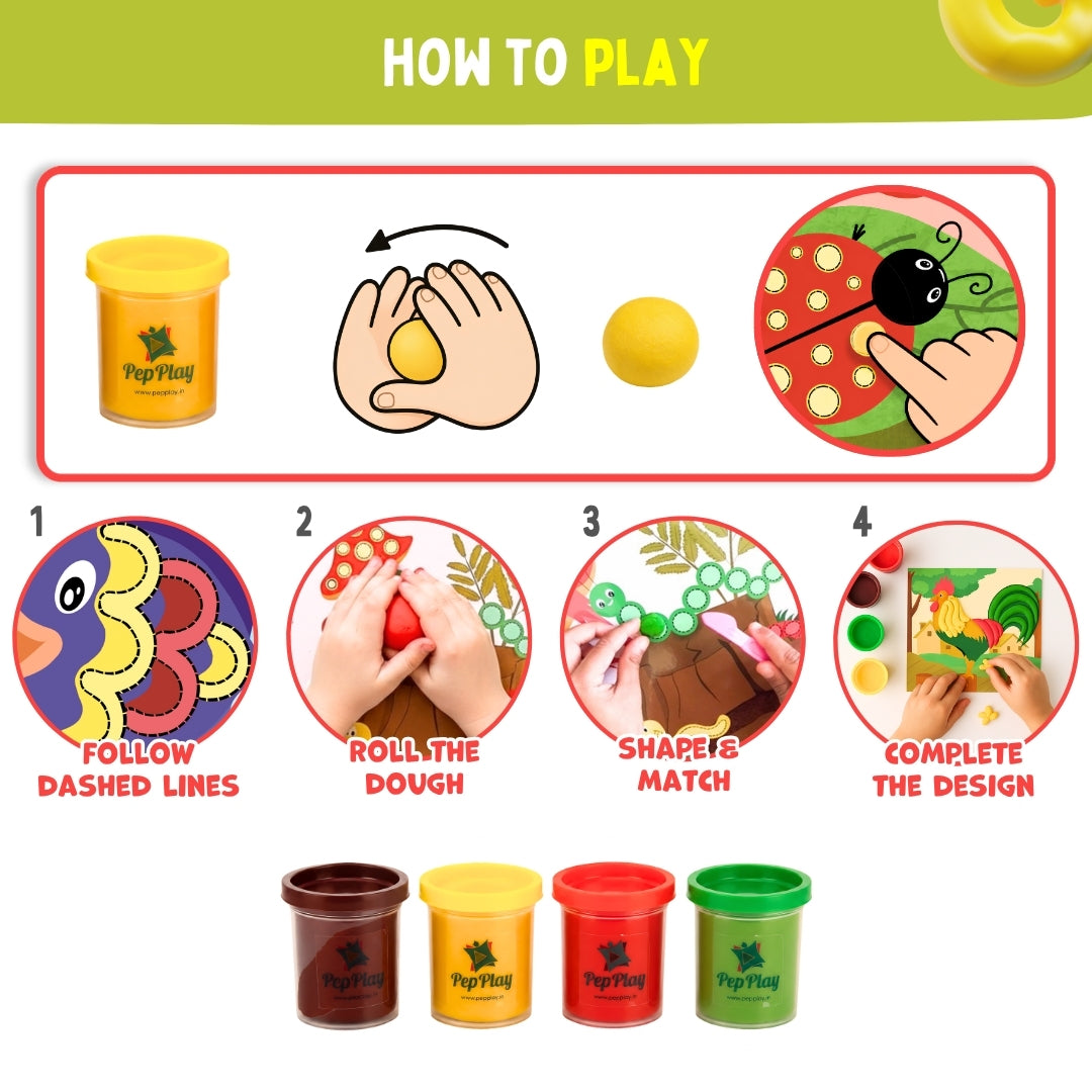 Dough & Learn Wild Wonders | Creative Dough Play & Learning | 3+ Years | PepPlay
