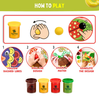 Dough & Learn Wild Wonders | Creative Dough Play & Learning | 3+ Years | PepPlay