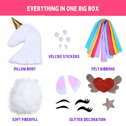 Make Your Unicorn Pillow | No-Sew DIY Craft Fun | 6+ Years | PepPlay