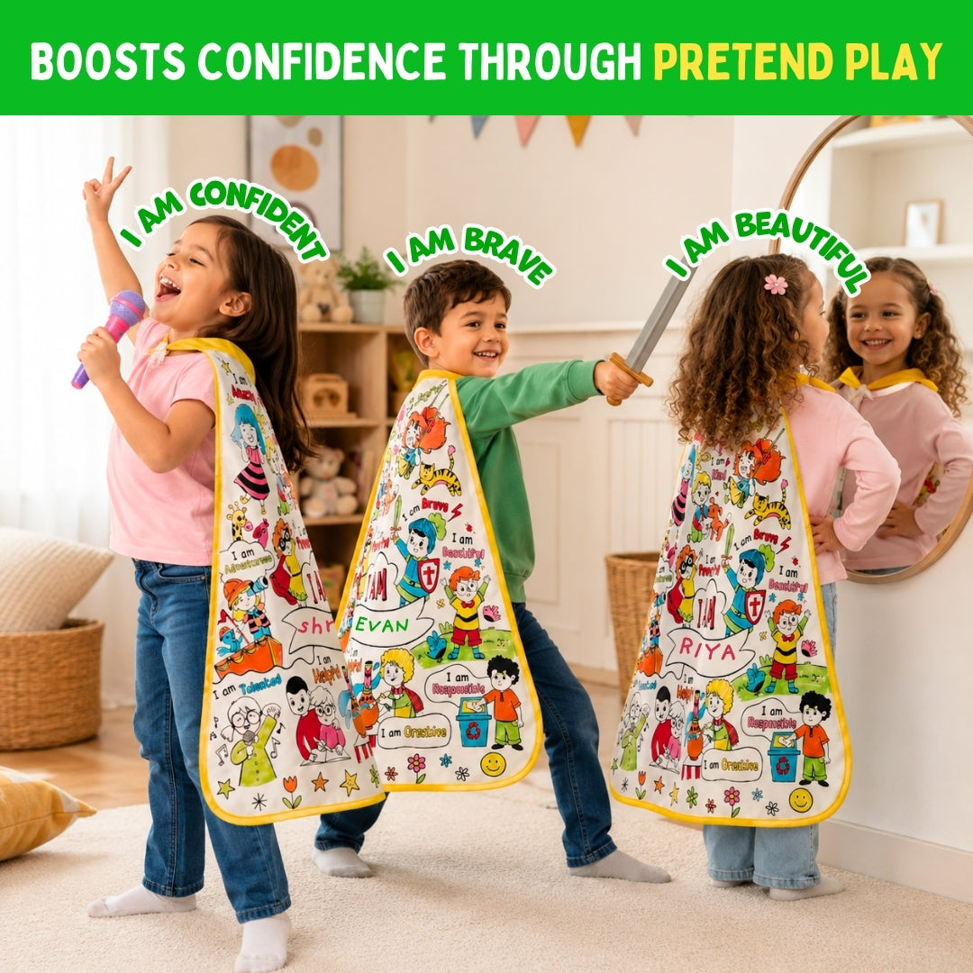 My Affirmation Cape Kit | Positive Play & Self-Expression | 4+ Years | PepPlay
