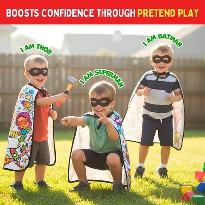 Colour Your Superhero Cape | Colour, Wear & Pretend Play | 4+ Years | PepPlay