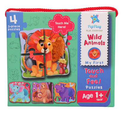 My First Touch & Feel Puzzles – Wild Animals