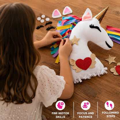 Make Your Unicorn Pillow | No-Sew DIY Craft Fun | 6+ Years | PepPlay